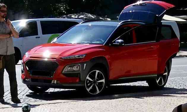 Компактный кроссовер Hyundai Kona показался на новых фото Компактный кроссовер Hyundai Kona показался на новых фото