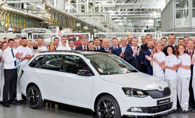 Skoda произвела 500-миллионную Fabia третьей генерации Skoda произвела 500-миллионную Fabia третьей генерации