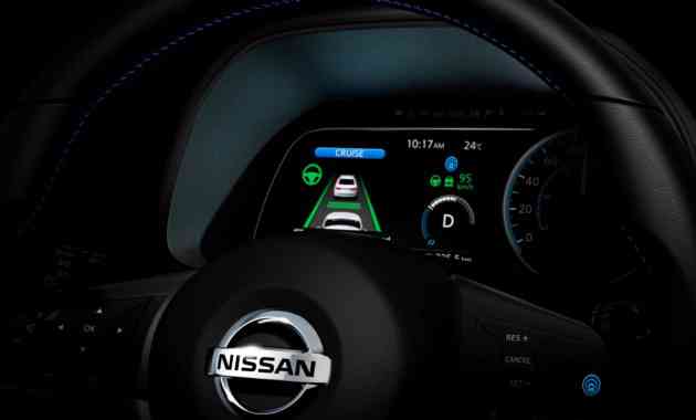 Nissan показал «приборку» нового Leaf Nissan показал «приборку» нового Leaf