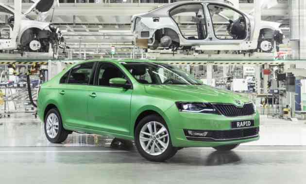 В России началось производство обновлённого Skoda Rapid В России началось производство обновлённого Skoda Rapid