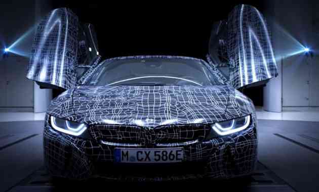 Появилось первое официальное видео с родстером BMW i8 Появилось первое официальное видео с родстером BMW i8